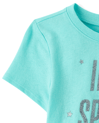 Baby And Toddler Girls Sparkle Era Graphic Tee