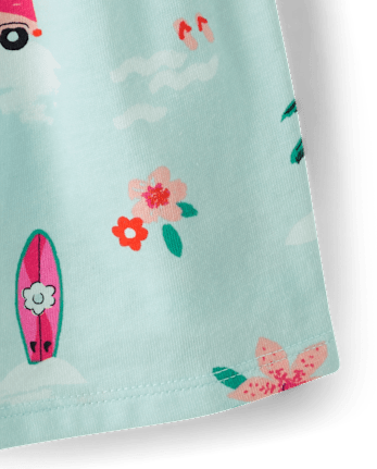 Toddler Girls Tie Shoulder Top
