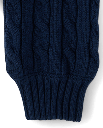Girls Cable Knit Cardigan
