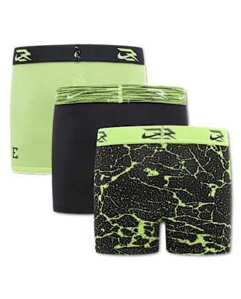 Boys Nike 3BRANDâ¢ by Russell Wilson Print Dri-FIT Boxer Brief Underwear 3-Pack