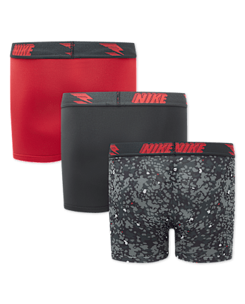 Boys Nike 3BRANDâ¢ by Russell Wilson Print Dri-FIT Boxer Brief Underwear 3-Pack