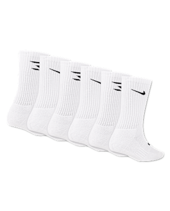 Kids Nike 3BRANDâ¢ by Russell Wilson Dri-FIT Crew Socks 6-Pack