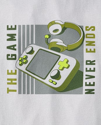 Lot de 3 t-shirts graphiques gaming pour garçons