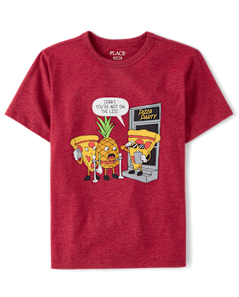 Boys Pizza Party Graphic Tee