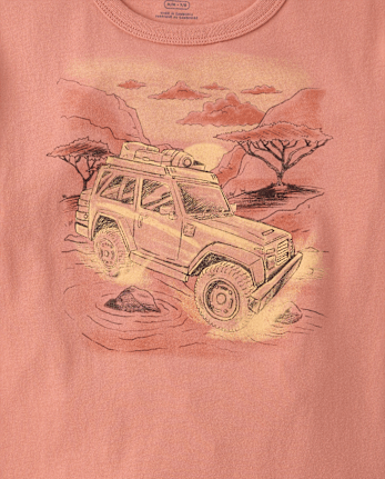 Boys Desert Truck Graphic Tee