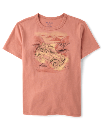 Boys Desert Truck Graphic Tee