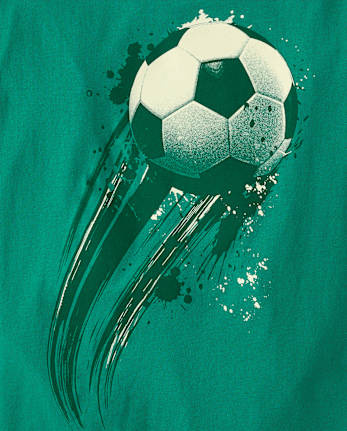Boys Soccer Ball Graphic Tee