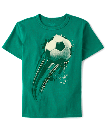 Boys Soccer Ball Graphic Tee