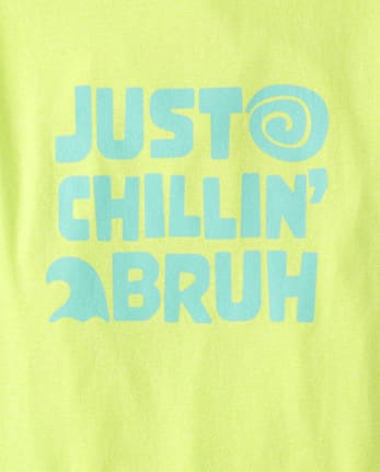 Boys Just Chillin' Bruh Graphic Tee