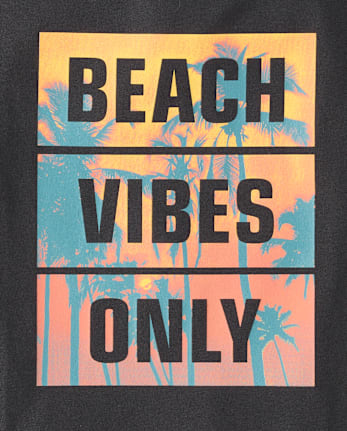 Boys Beach Vibes Only Graphic Tee
