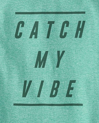 Boys Catch My Vibe Graphic Tee