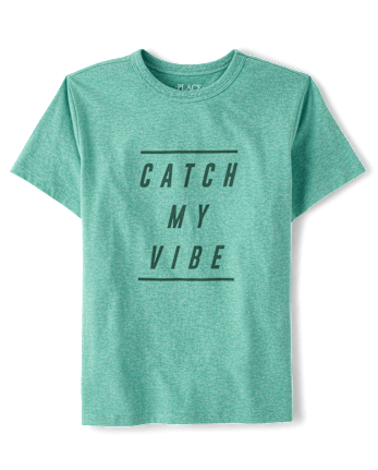Boys Catch My Vibe Graphic Tee