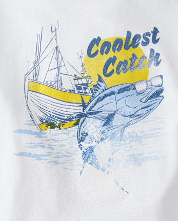 Boys Coolest Catch Graphic Tee