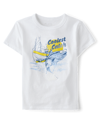Boys Coolest Catch Graphic Tee