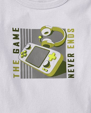 Boys Game Never Ends Graphic Tee