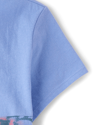 T-shirt graphique papillon pour filles