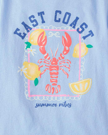 Girls Lobster Graphic Tee
