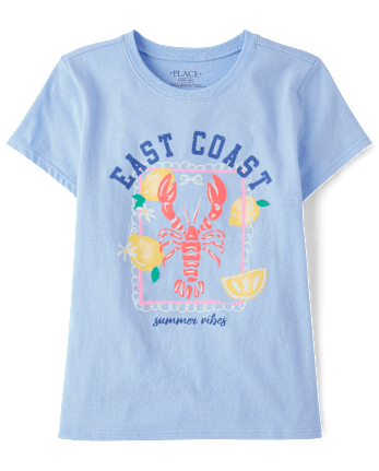 Girls Lobster Graphic Tee