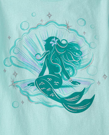 Girls Mermaid Graphic Tee