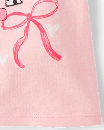 Baby And Toddler Girls Bows Graphic Tee