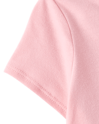 Baby And Toddler Girls Hibiscus Flower Graphic Tee