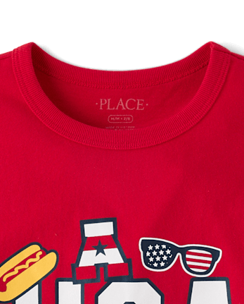 Boys USA Graphic Tee