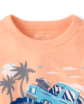 Baby And Toddler Boys Monster Truck Graphic Tee