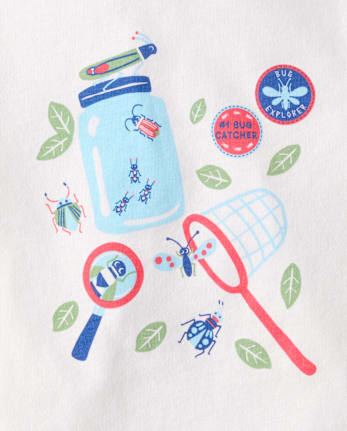 Baby And Toddler Boys Bug Catcher Graphic Tee
