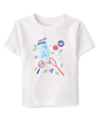 Baby And Toddler Boys Bug Catcher Graphic Tee