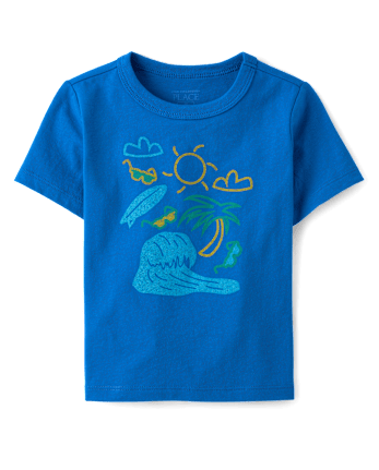 Baby And Toddler Boys Summer Icons Graphic Tee
