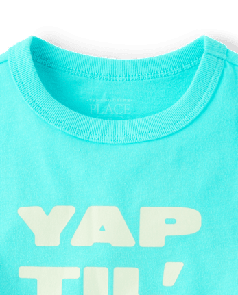 Baby And Toddler Boys Yap Graphic Tee