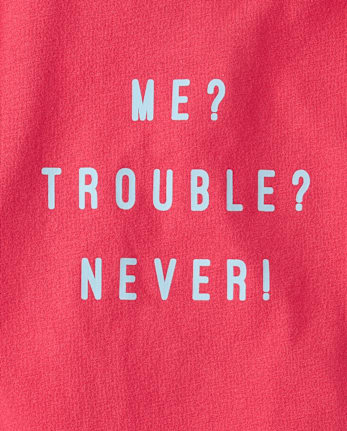 Baby And Toddler Boys Trouble Graphic Tee