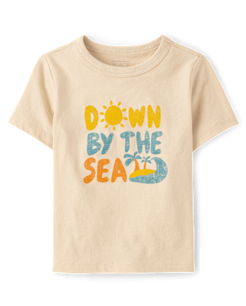 Baby And Toddler Boys Down By The Sea Graphic Tee