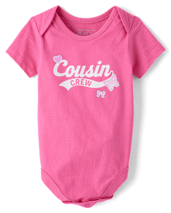 Baby Girls Cousin Crew Graphic Bodysuit