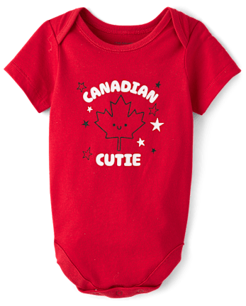 Baby Canadian Cutie Graphic Bodysuit