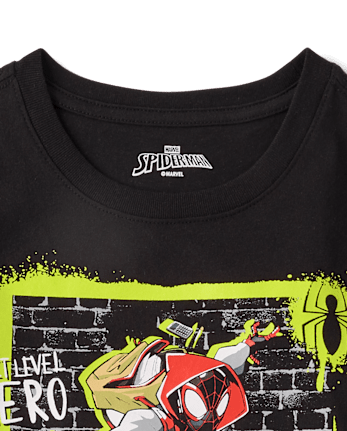 Boys Spider-Manâ¢ Miles Morales Graphic Tee