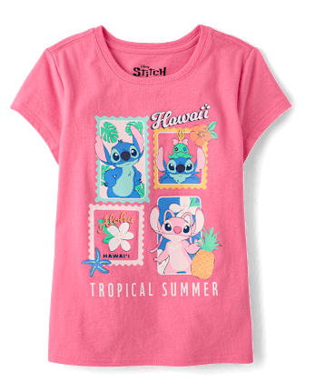 Girls Stitchâ¢ Stamp Graphic Tee