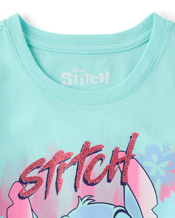 Girls Stitchâ¢ Floral Graphic Tee