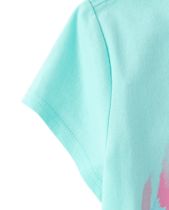 Girls Stitchâ¢ Floral Graphic Tee