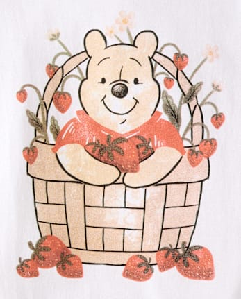 Girls Winnie The Poohâ¢ Strawberry Graphic Tee