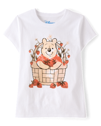 Girls Winnie The Poohâ¢ Strawberry Graphic Tee