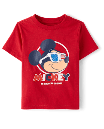 Baby And Toddler Boys Mickey Mouseâ¢ Americana Graphic Tee