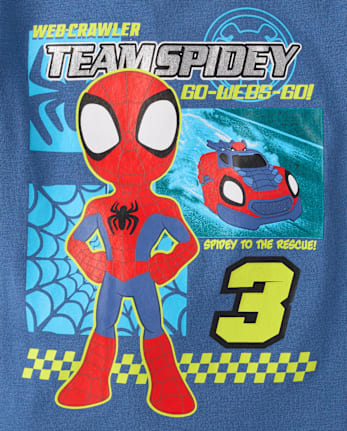 Baby And Toddler Boys Spideyâ¢ Racecar Graphic Tee
