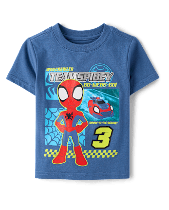 Baby And Toddler Boys Spideyâ¢ Racecar Graphic Tee