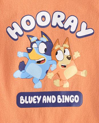 Baby And Toddler Boys Blueyâ¢ Hooray Graphic Tee