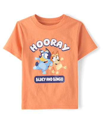 Baby And Toddler Boys Blueyâ¢ Hooray Graphic Tee