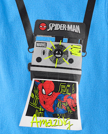 Baby And Toddler Boys Spider-Manâ¢ Camera Graphic Tee