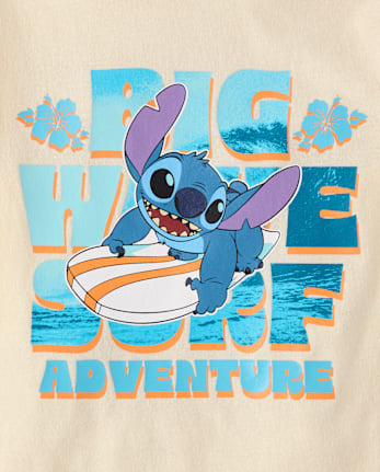 Baby And Toddler Boys Stitchâ¢ Surf Graphic Tee