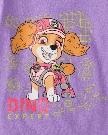Baby And Toddler Girls Paw Patrol™ Dino Expert Graphic Tee