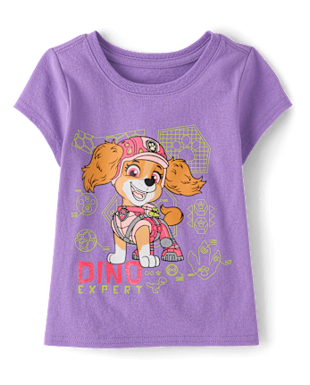 Baby And Toddler Girls Paw Patrol™ Dino Expert Graphic Tee